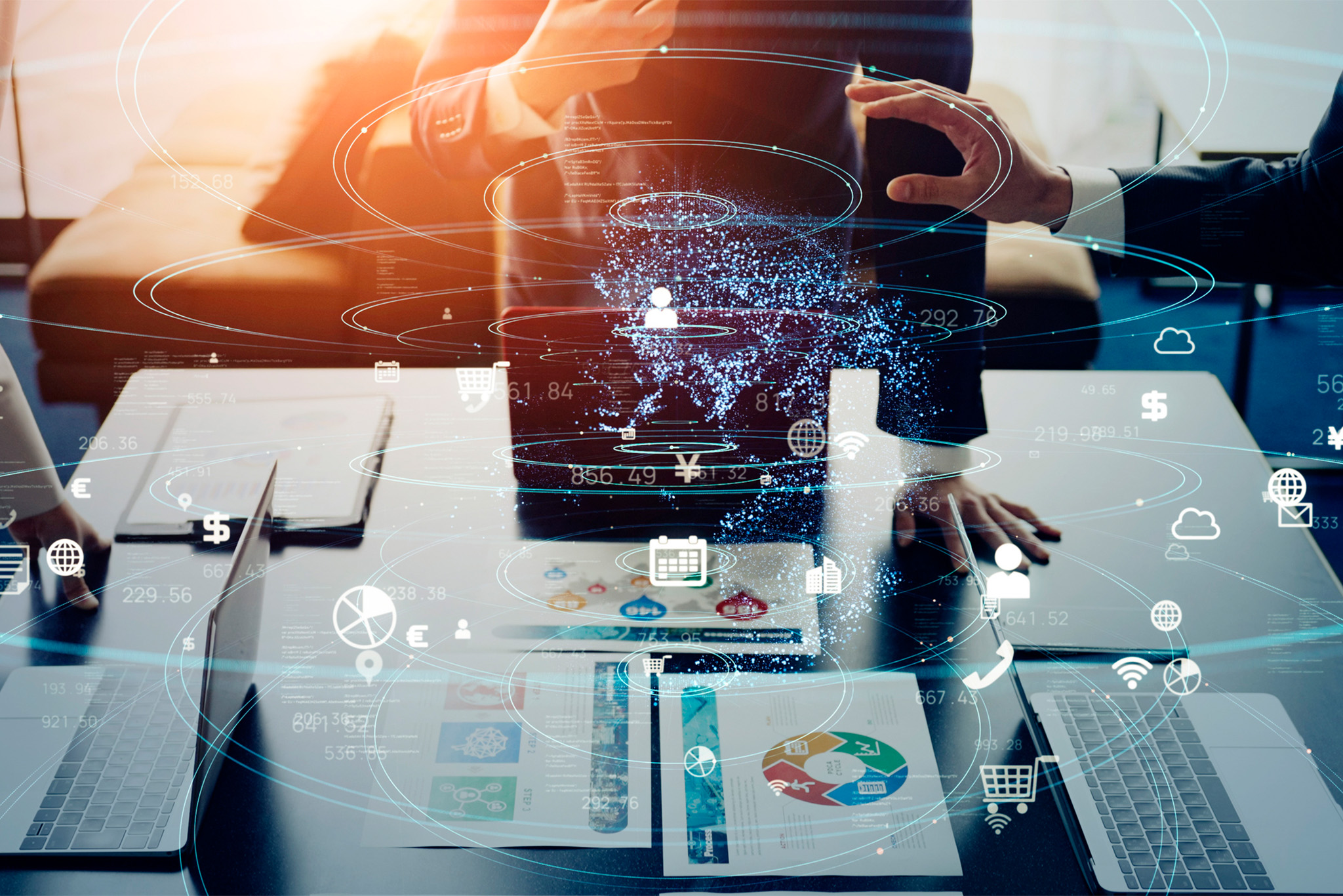 Inovação e automação empresarial da Deecola